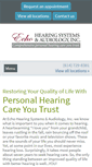 Mobile Screenshot of echohearing.com